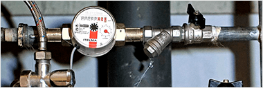 Установка водосчетчиков